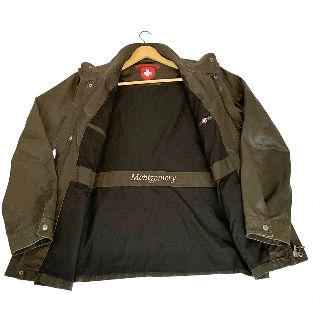Wellensteyn Montgomery Military Field Jacket CoPuTec, Waxed Cotton Men's L - Picture 6 of 16